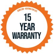 15 year warranty icon